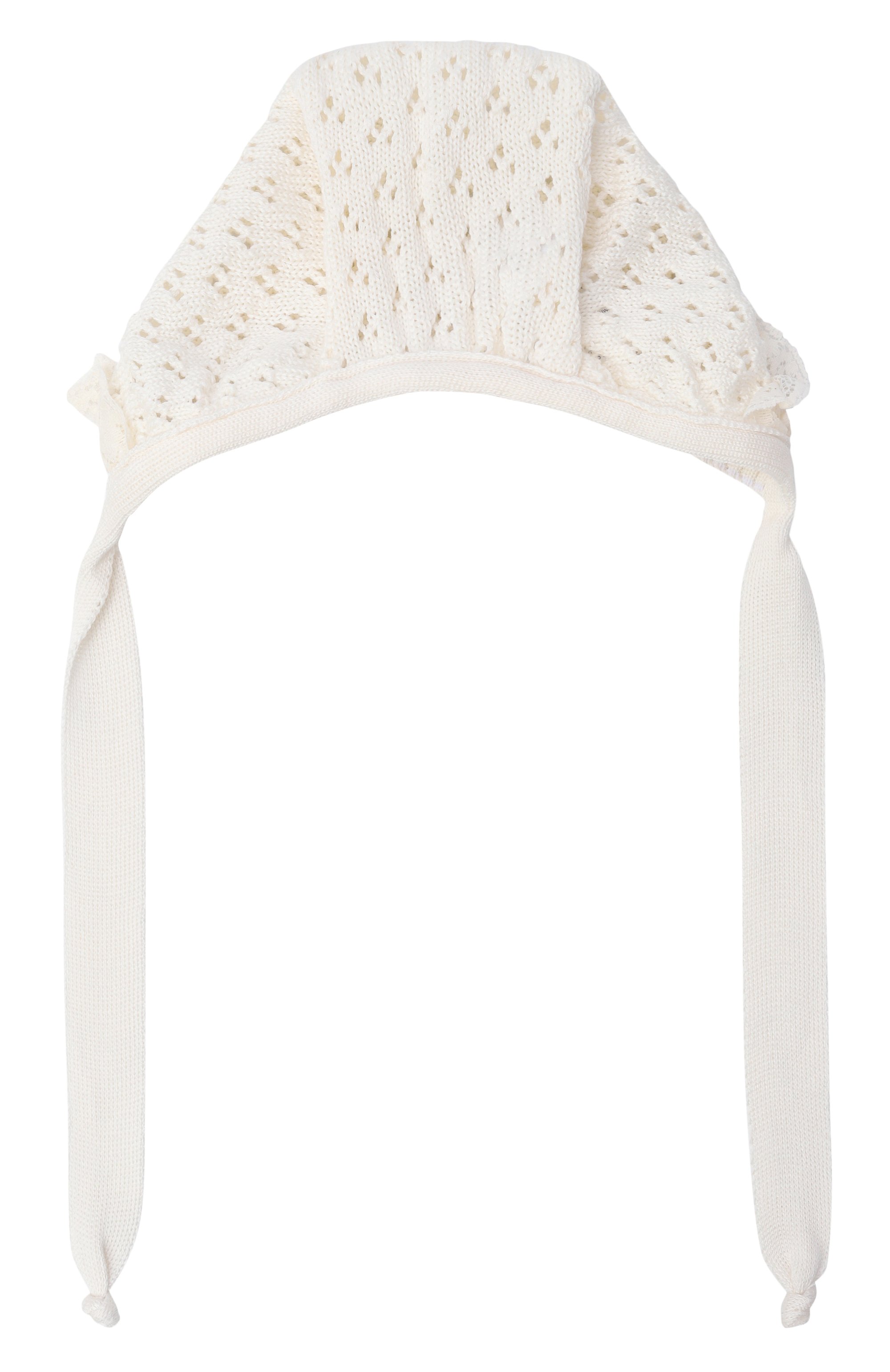 Хлопковая шапка IL TRENINO кремового цвета по цене 6535 руб., арт. FN-6003, фото 2 Хлопковая шапка IL TRENINO, арт. FN-6003, фото 2