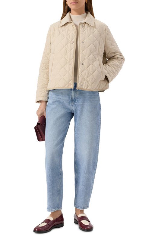 Утепленная куртка Weekend Max Mara VADIER Кремовый  VADIER Фото 2
