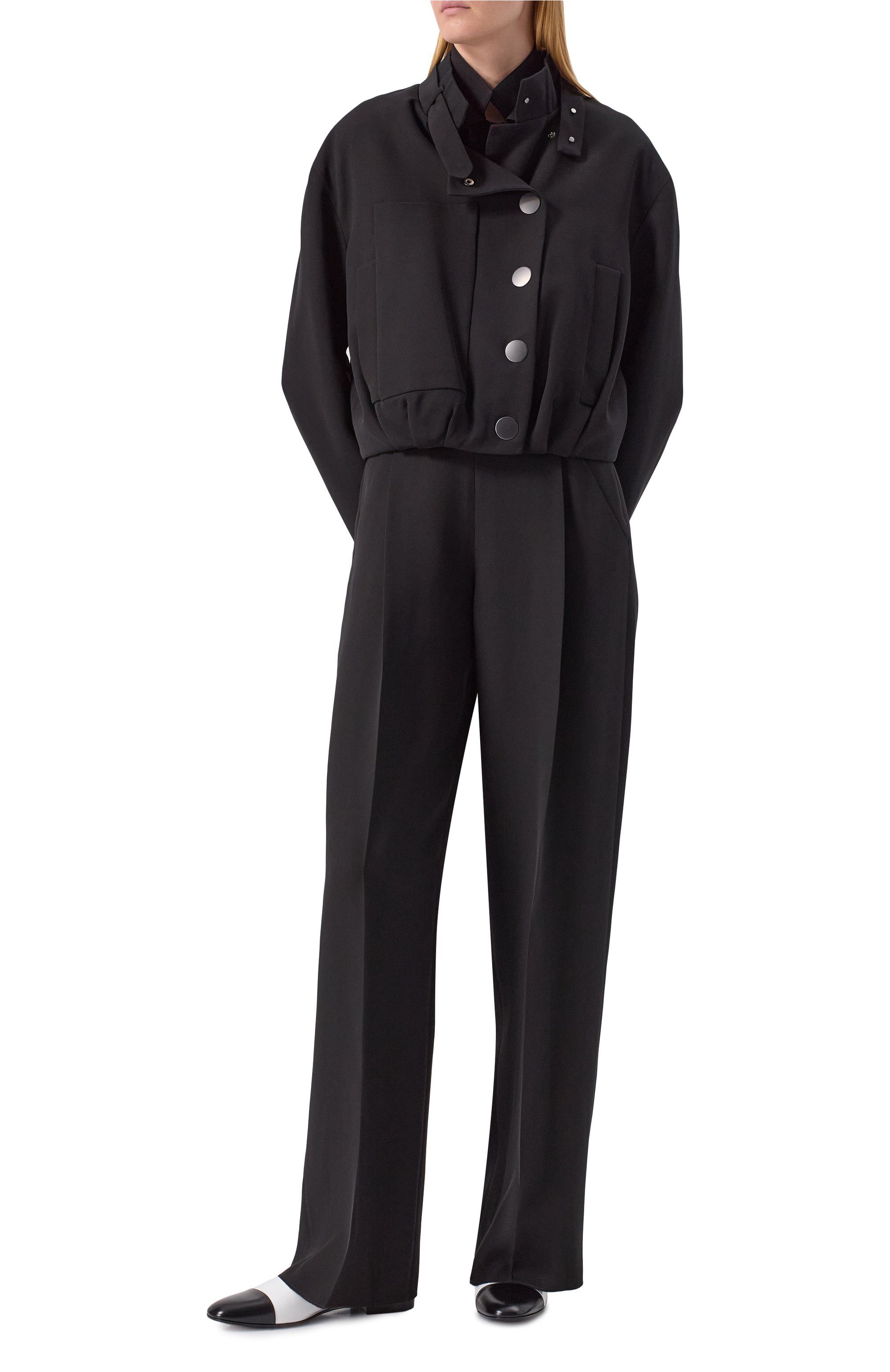 Шелковый бомбер GIORGIO ARMANI, арт. GW001784/TE16469, фото 2