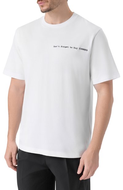 Хлопковая футболка ICEBERG, арт. F023/6327, фото 3