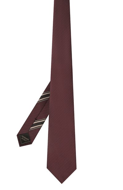 Шелковый галстук BRIONI бордового цвета по цене 23250 руб., арт. 062H00/P0484, фото 2 Шелковый галстук BRIONI, арт. 062H00/P0484, фото 2