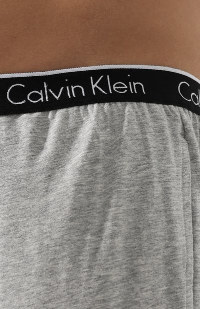 Хлопковые домашние брюки с широкой резинкой CALVIN KLEIN, арт. NB1160E, фото 5