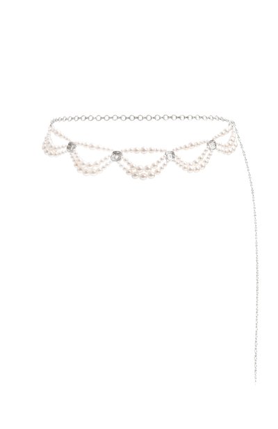 Пояс lace BLUEJAY белого цвета по цене 39380 руб., арт. BJA-LC-W, фото 3 Пояс lace BLUEJAY, арт. BJA-LC-W, фото 3