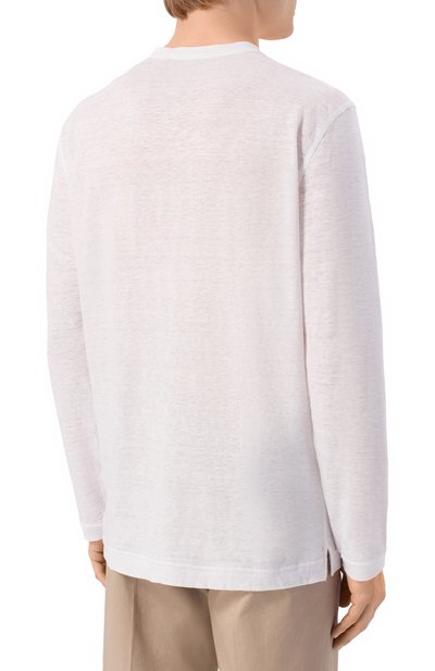 Льняной лонгслив-хенли STEFANO RICCI, арт. K919510S4B/T26205, фото 4