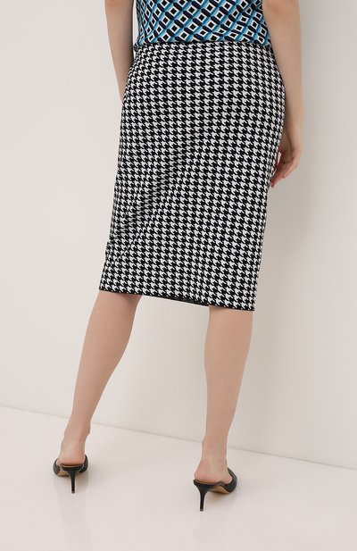 Юбка из вискозы ESCADA черно-белого цвета по цене 46450 руб., арт. 5033551, фото 4 Юбка из вискозы ESCADA, арт. 5033551, фото 4