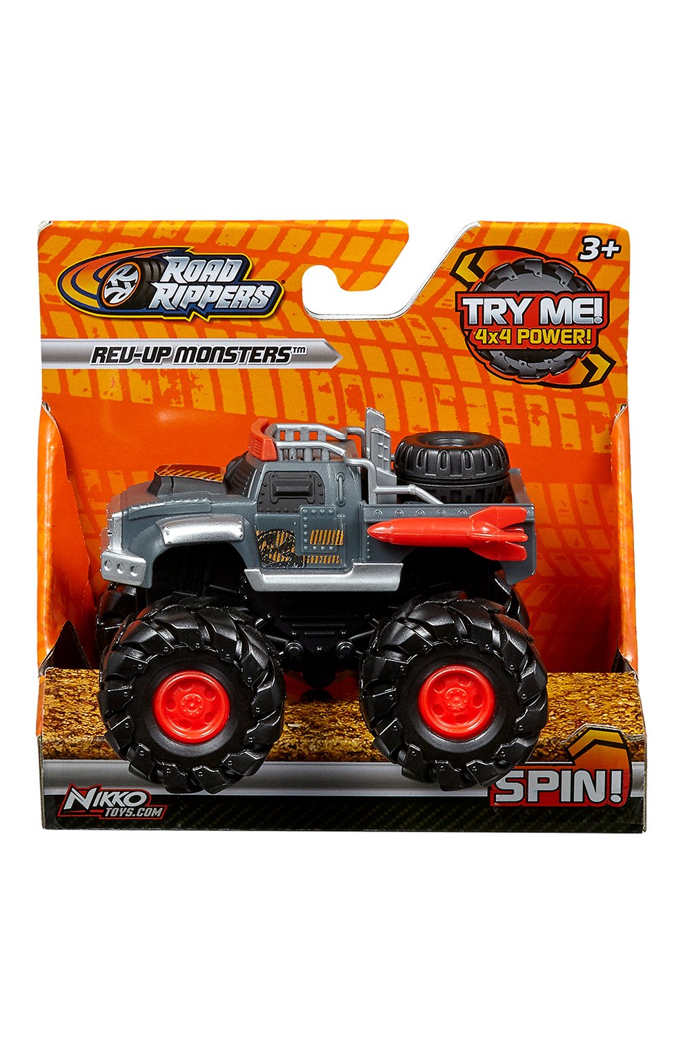 Игрушка грузовик-монстр NIKKO серого цвета по цене 1520 руб., арт. 20176, фото 3 Игрушка грузовик-монстр NIKKO, арт. 20176, фото 3