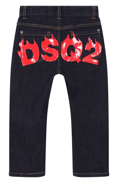 Джинсы DSQUARED2 темно-синего цвета по цене 29050 руб., арт. DQ3283/D0AFX, фото 2 Джинсы DSQUARED2, арт. DQ3283/D0AFX, фото 2