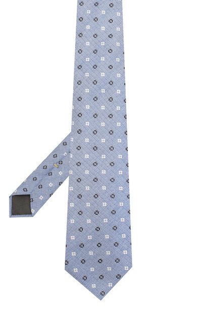 Шелковый галстук CANALI синего цвета по цене 8995 руб., арт. 18/HJ02061, фото 2 Шелковый галстук CANALI, арт. 18/HJ02061, фото 2