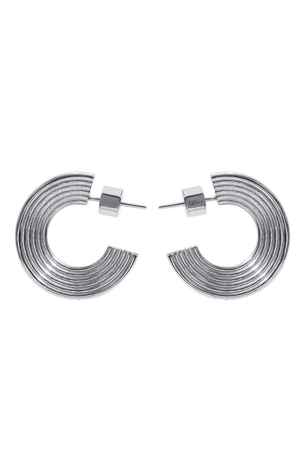 Серьги-кольца stealing beauty CAVIAR JEWELLERY серебряного цвета по цене 16500 руб., арт. SB001, фото 1 Серьги-кольца stealing beauty CAVIAR JEWELLERY, арт. SB001, фото 1