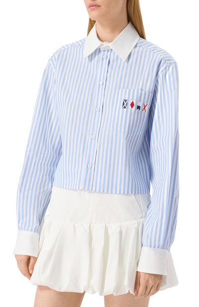 Хлопковая рубашка FORTE DEI MARMI COUTURE, арт. 25SF5119, фото 3