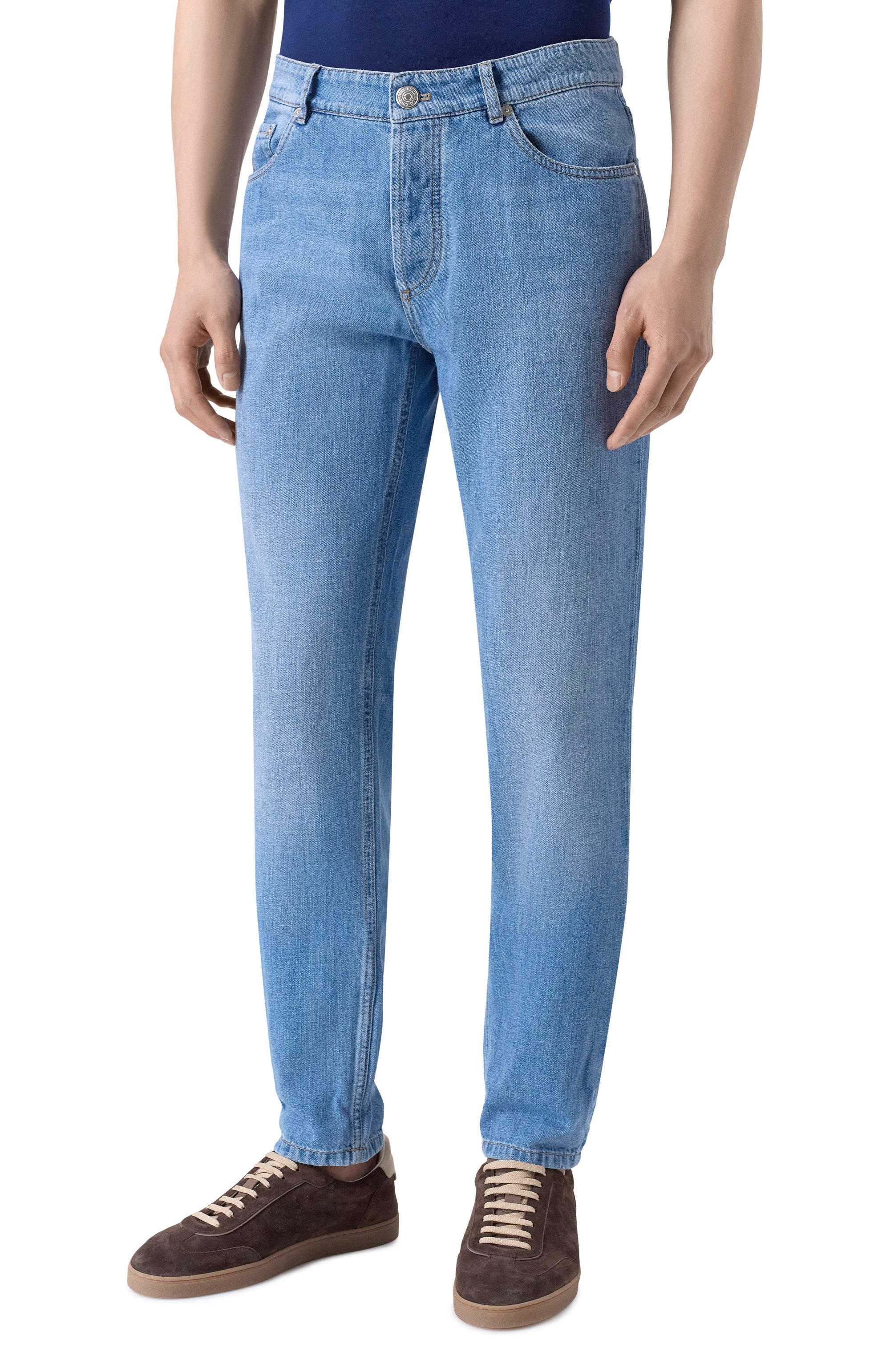 Джинсы traditional fit BRUNELLO CUCINELLI, арт. M0Z37D3210, фото 3