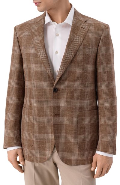 Пиджак из шерсти и шелка CORNELIANI, арт. 256018-2516208, фото 5