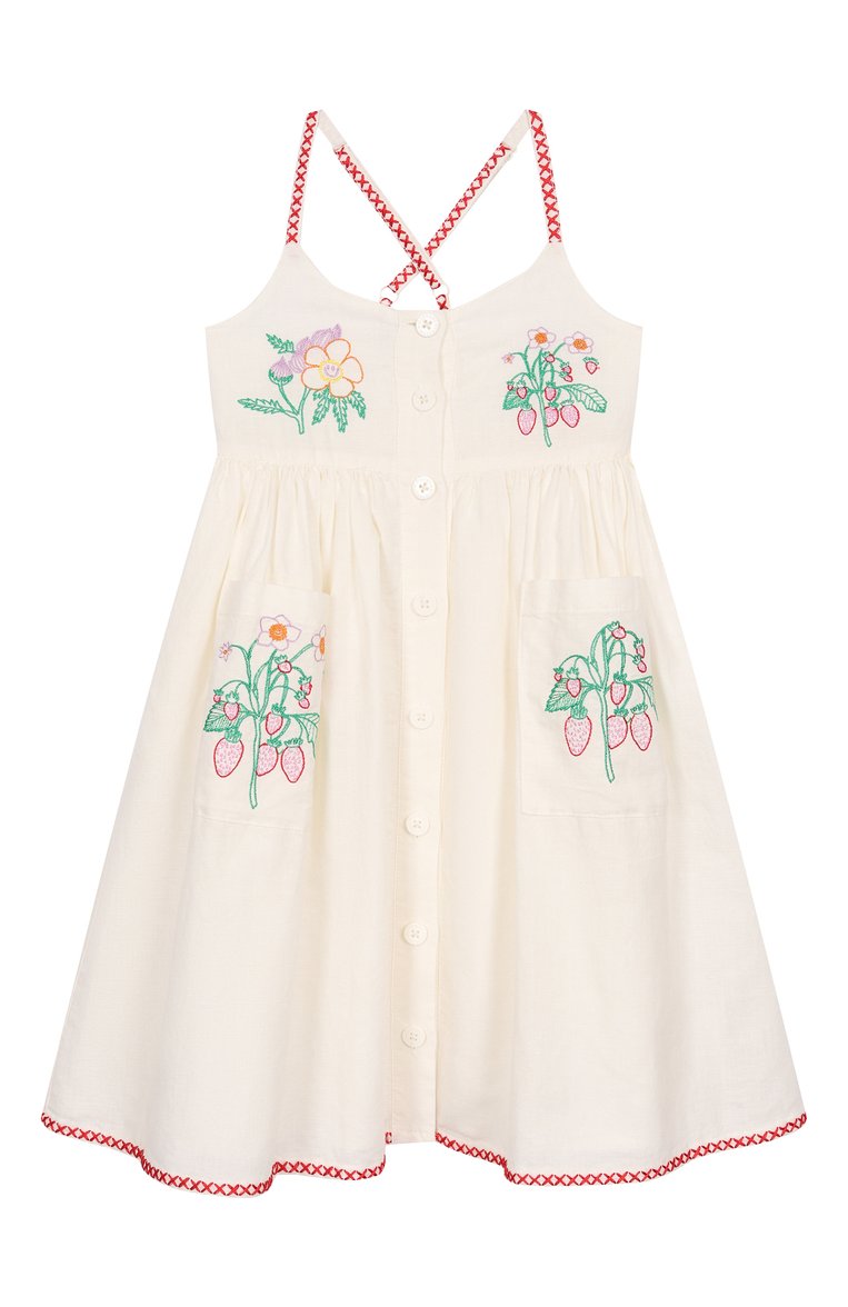 Сарафан изо льна и хлопка STELLA MCCARTNEY, арт. 8Q1AP2, фото 1