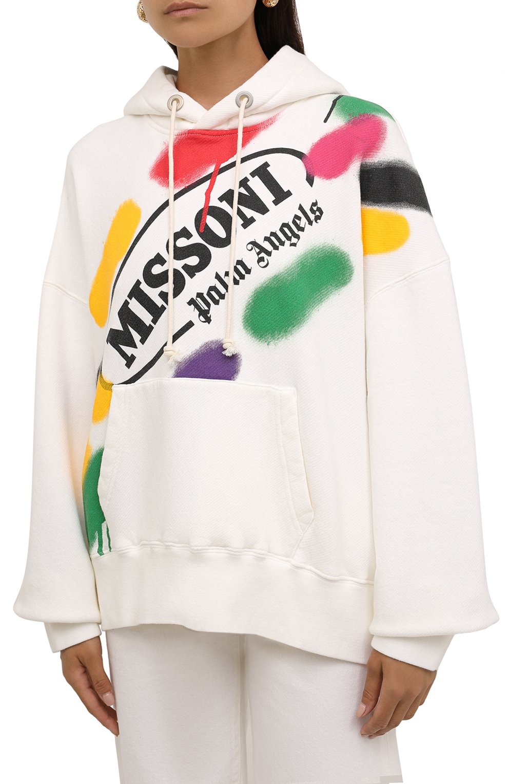 Хлопковое худи palm angels x missoni PALM ANGELS, арт. PWBB044F21FLE0020110, фото 3