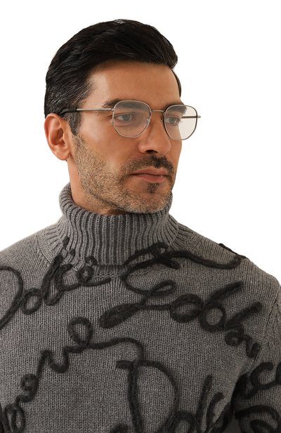 Оправа DSQUARED2 серебряного цвета по цене 21300 руб., арт. D20054 6LB, фото 3 Оправа DSQUARED2, арт. D20054 6LB, фото 3