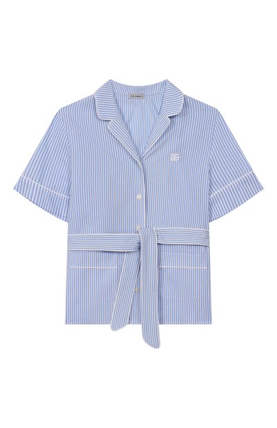 Хлопковая рубашка DOLCE & GABBANA, арт. L56S07/FR50S_001