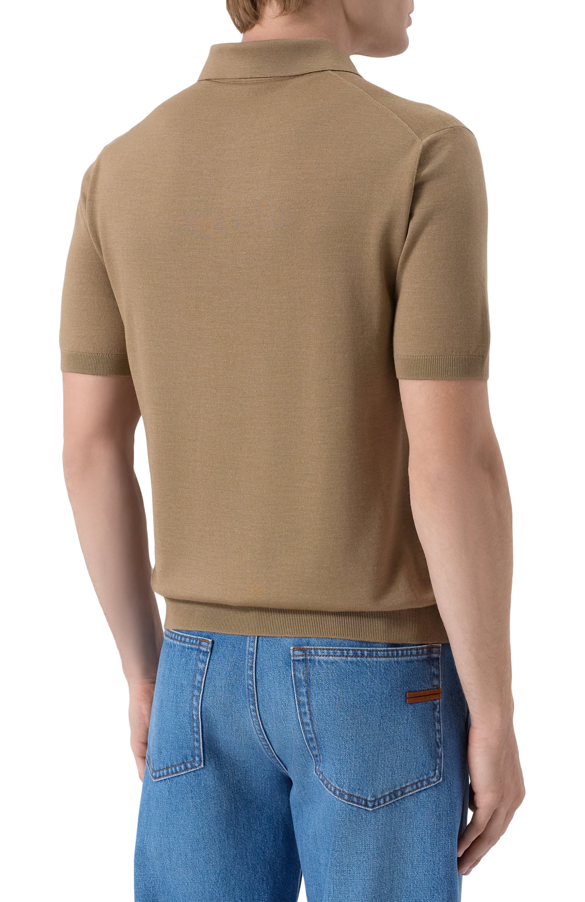 Поло из шерсти и шелка LORO PIANA, арт. FA05066, фото 4