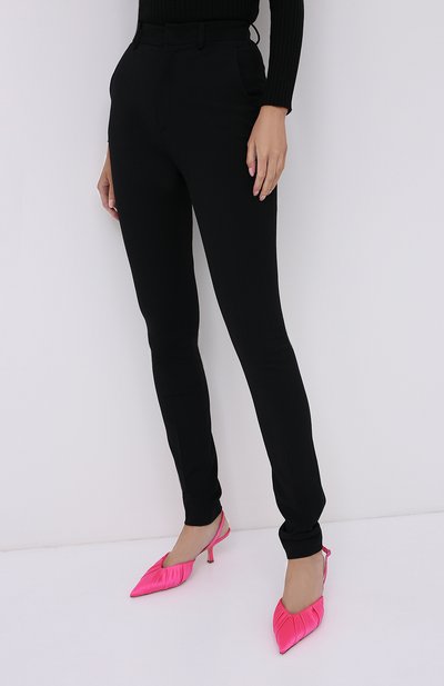 Брюки из вискозы и шерсти REDVALENTINO, арт. UR3RBD00/WBP, фото 3
