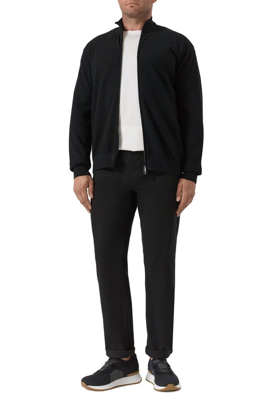 Хлопковая футболка Brunello Cucinelli M0B138440 Белый  M0B138440 Фото 2