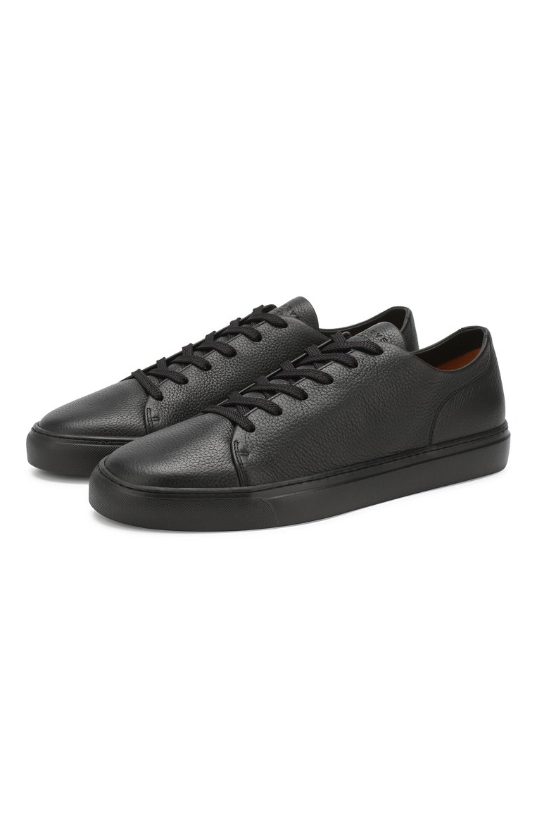 Мужские кожаные кеды HARRYS OF LONDON черного цвета, арт. PURSUIT S0FT MILLED CALF | Фото 1 (Подошва: Плоская; Статус проверки: Проверена категория; Материал внутренний: Натуральная кожа; Материал утеплителя: Без утеплителя; Стили: Классический; Материал сплава: Проставлено; Драгоценные камни: Проставлено; М�атериал внешний: Натуральная кожа; Кросс-КТ: Низкие; Автоматизация Diginetica: Не назначено)