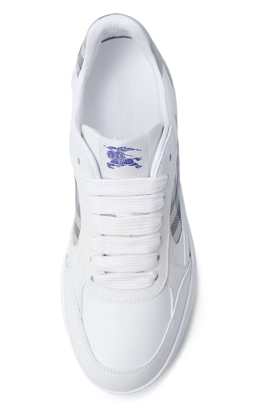 Комбинированные кеды Terrace Burberry 8118625 Белый  8118625 Фото 6