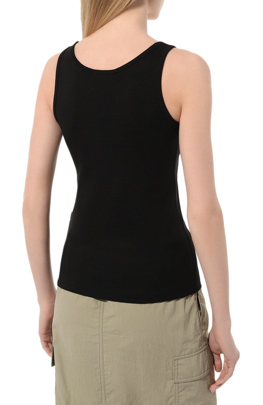 Хлопковая майка Juun.J JW4342W025 Чёрный  JW4342W025 Фото 4