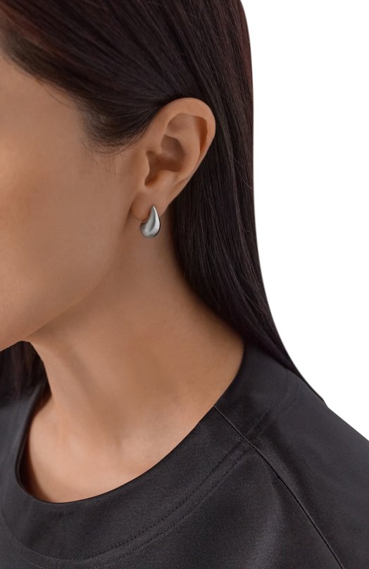 Серьги Bottega Veneta 857254/V5070 8117 Серебряный  857254/V5070 8117 Фото 2