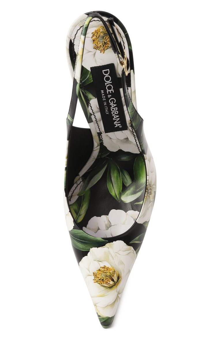 Женские кожаные туфли lollo 105 DOLCE & GABBANA разноцветного цвета, арт. CG0876/A6023 | Фото 6 (Каблук высота: Высокий; Подошва: Плоская; Материал внешний: Натуральная кожа; Материал внутренний: Натуральная кожа; Женское Кросс-КТ: Слингбэки; Каблук тип: Шпилька; Автоматизация ТО: Проставлено; Автоматизация состава: Проставлено; Размерность: Товар большемерит; Re-sync: On)