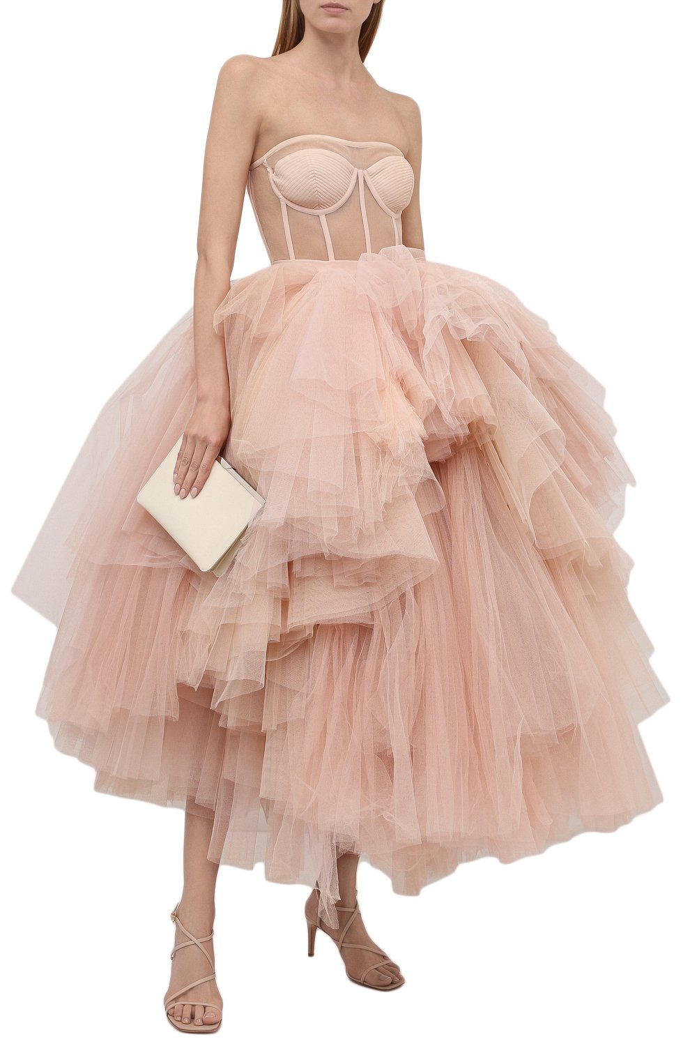 Шелковое платье ALEXANDER MCQUEEN, арт. 660191/QZAC0, фото 2
