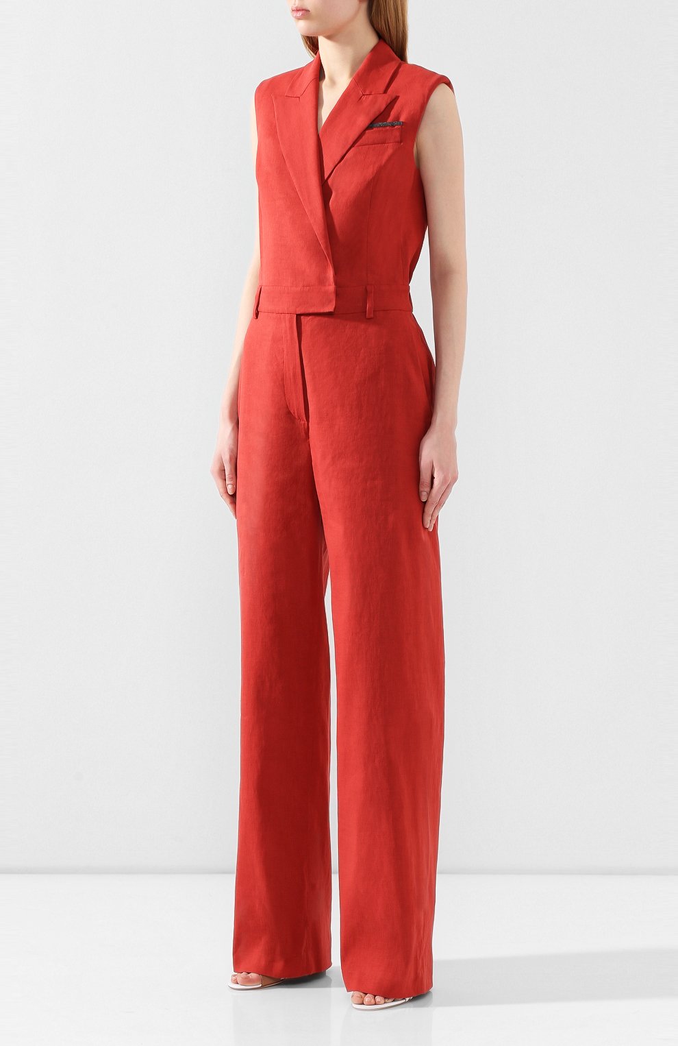 Комбинезон из смеси льна и хлопка BRUNELLO CUCINELLI, арт. MF591HL299, фото 3