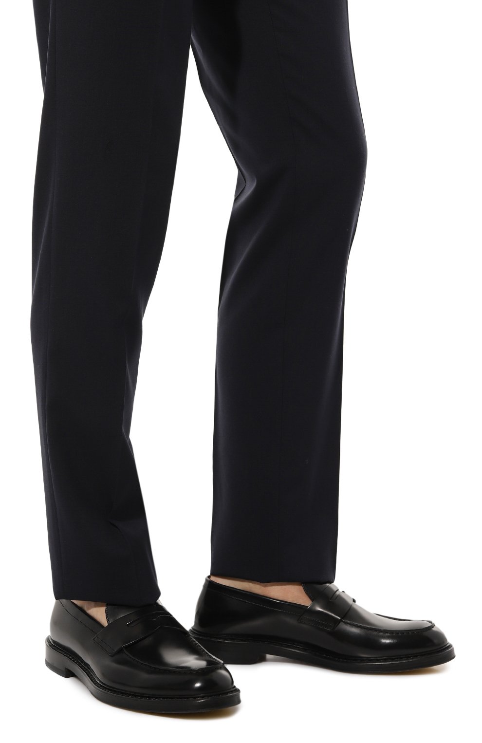 Кожаные пенни-лоферы DOUCAL'S, арт. DU2528SIENUF007N, фо то 3