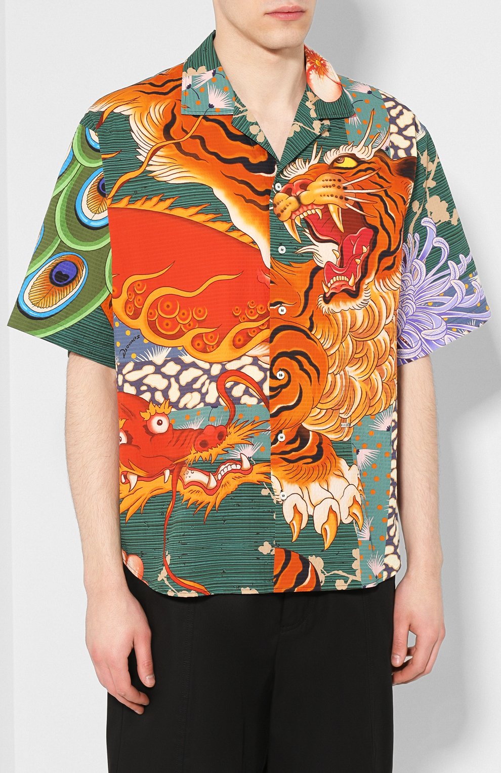 Хлопковая рубашка DSQUARED2, арт. S71DM0405/S52839, фото 3