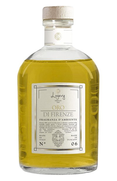 Диффузор oro di firenze / &quot;золото флоренции&quot; (ваза 3000ml + рефил 6x500ml) LOGEVY FIRENZE 1965, арт. 8050519370059