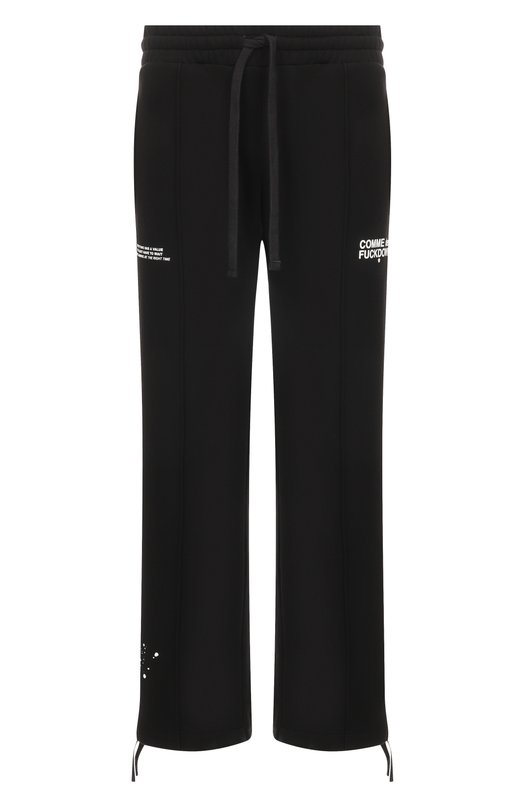 Хлопковые брюки Comme des Fuckdown CFABM01750 Чёрный CFABM01750