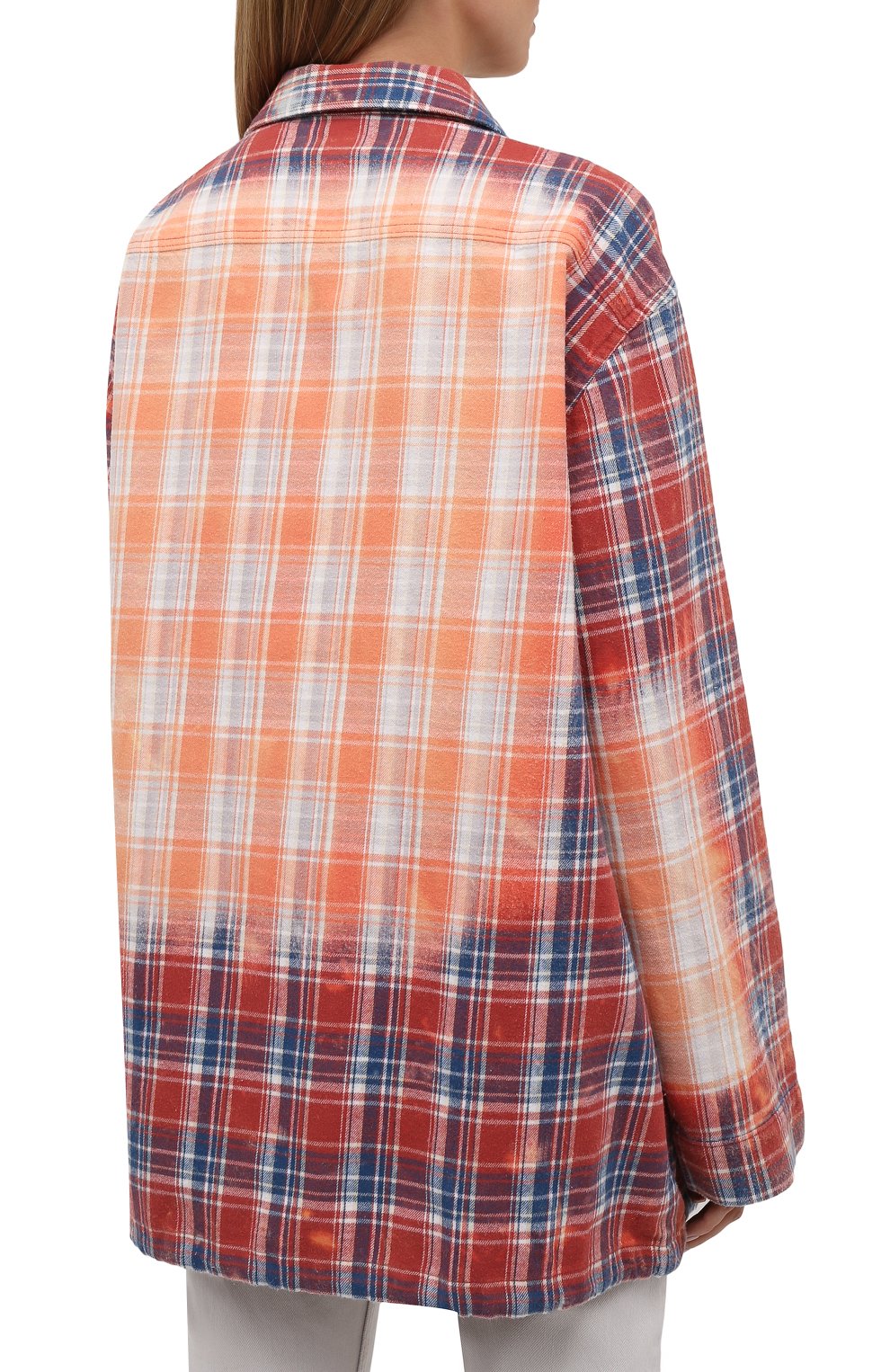 Хлопковая рубашка ACNE STUDIOS, арт. CB0063/W, фото 4