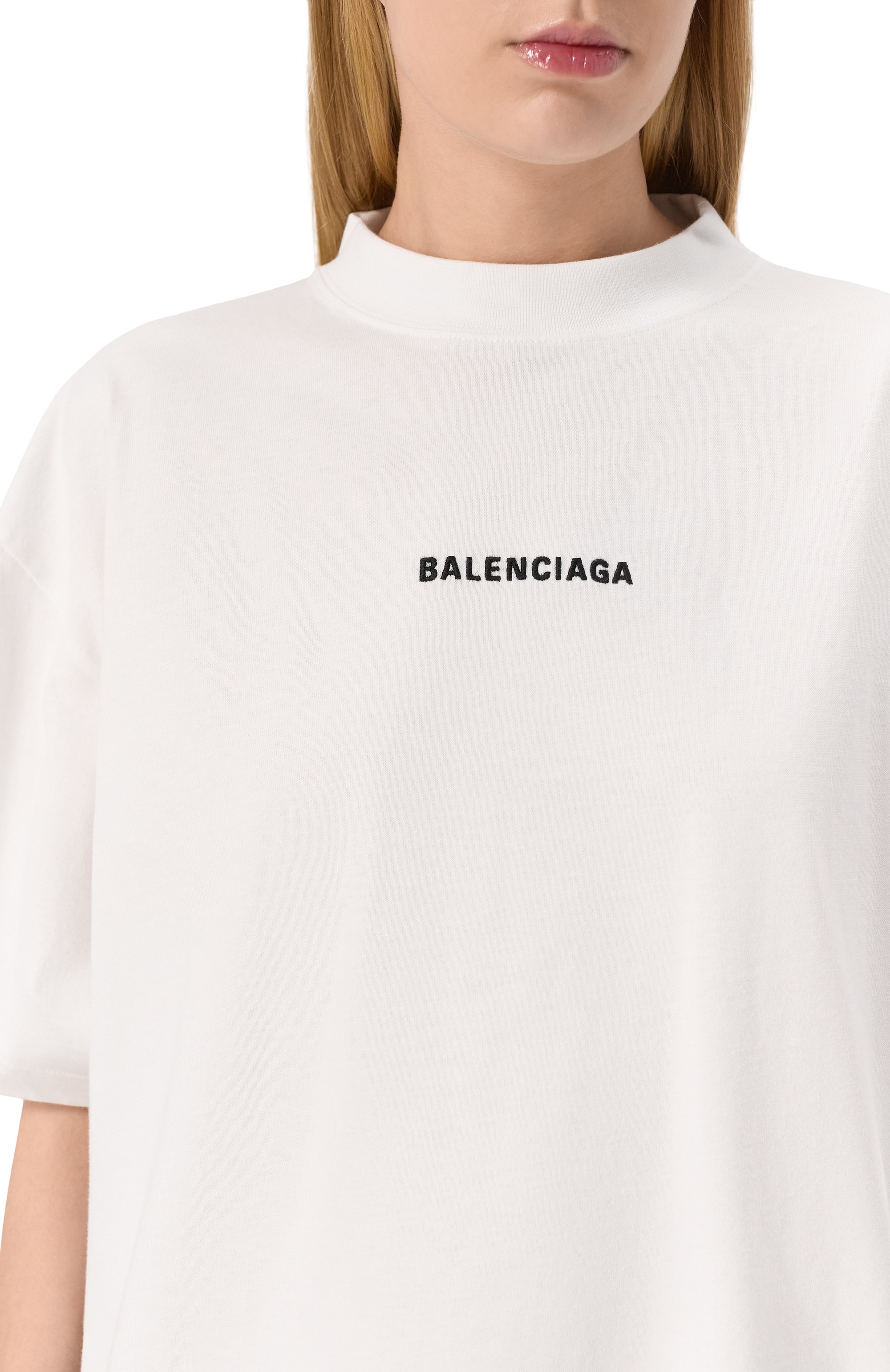 Хлопковая футболка BALENCIAGA, арт. 818431/TPVK1, фото 5