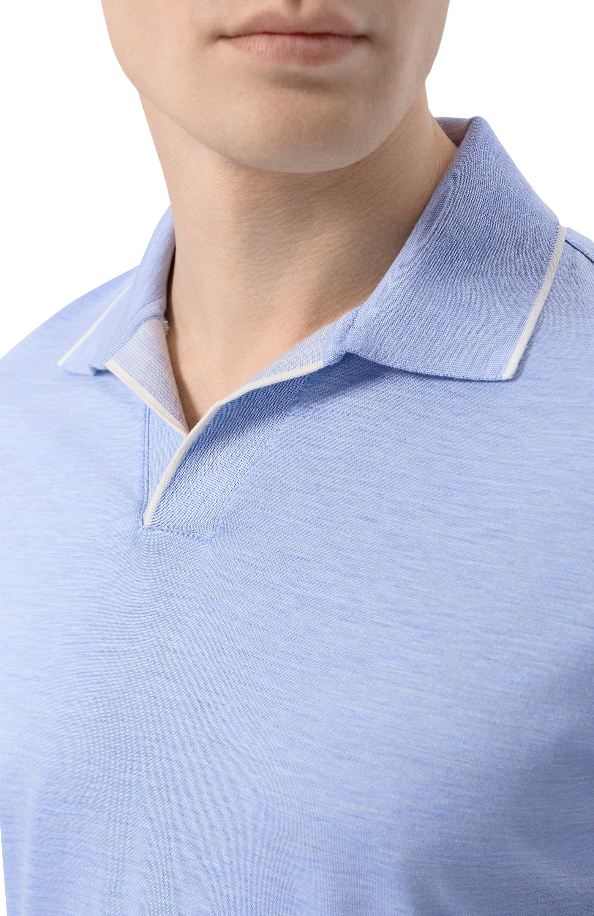 Поло из шелка и хлопка PAUL&SHARK, арт. 26411237, фото 5