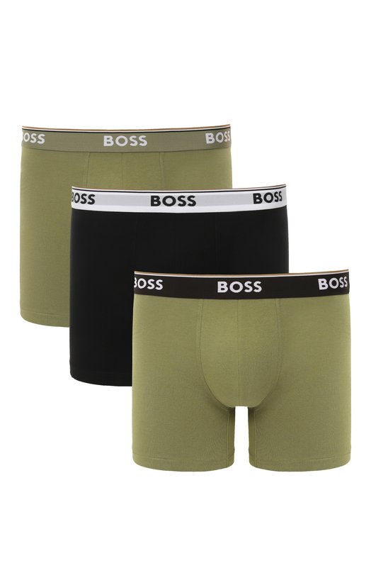 Комплект из трех боксеров BOSS 50531691 Хаки 50531691