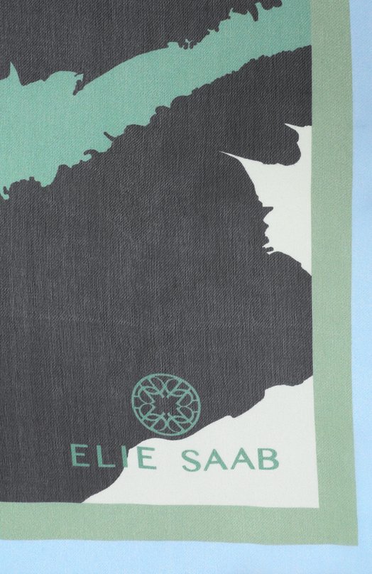 Шелковый шарф Elie Saab SE7018ST746 Зелёный  SE7018ST746 Фото 4