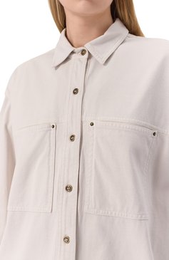 Хлопковая рубашка ISABEL MARANT ETOILE, арт. 25PCH0206FA/C1N06E, фото 5