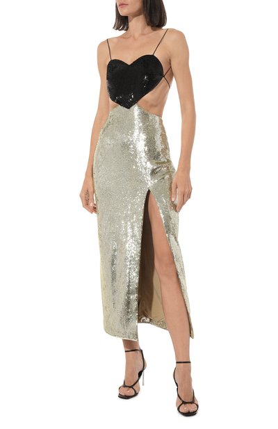 Платье с пайетками KALMANOVICH разноцветного цвета по цене 39000 руб., арт. SS23K06, фото 2 Платье с пайетками KALMANOVICH, арт. SS23K06, фото 2