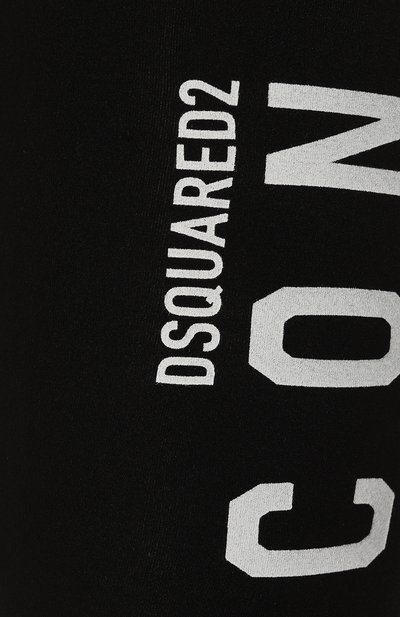 Шорты DSQUARED2 черного цвета по цене 13950 руб., арт. D8N624030, фото 5 Шорты DSQUARED2, арт. D8N624030, фото 5