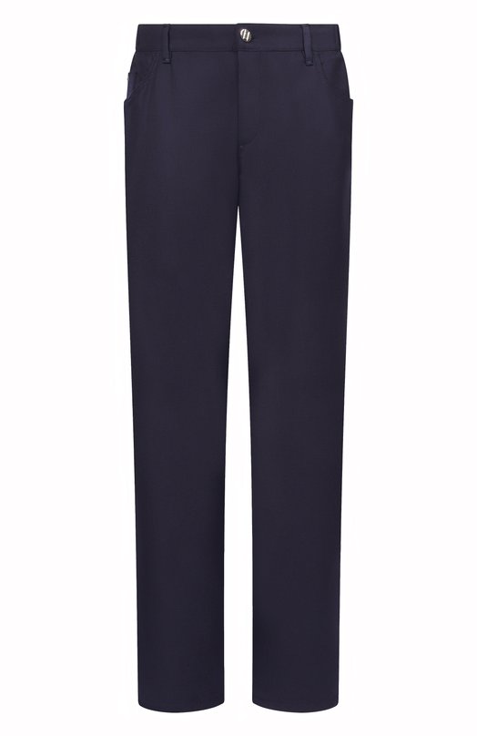 Шерстяные брюки Zilli J5T101M0201VSGE00 Синий J5T101M0201VSGE00