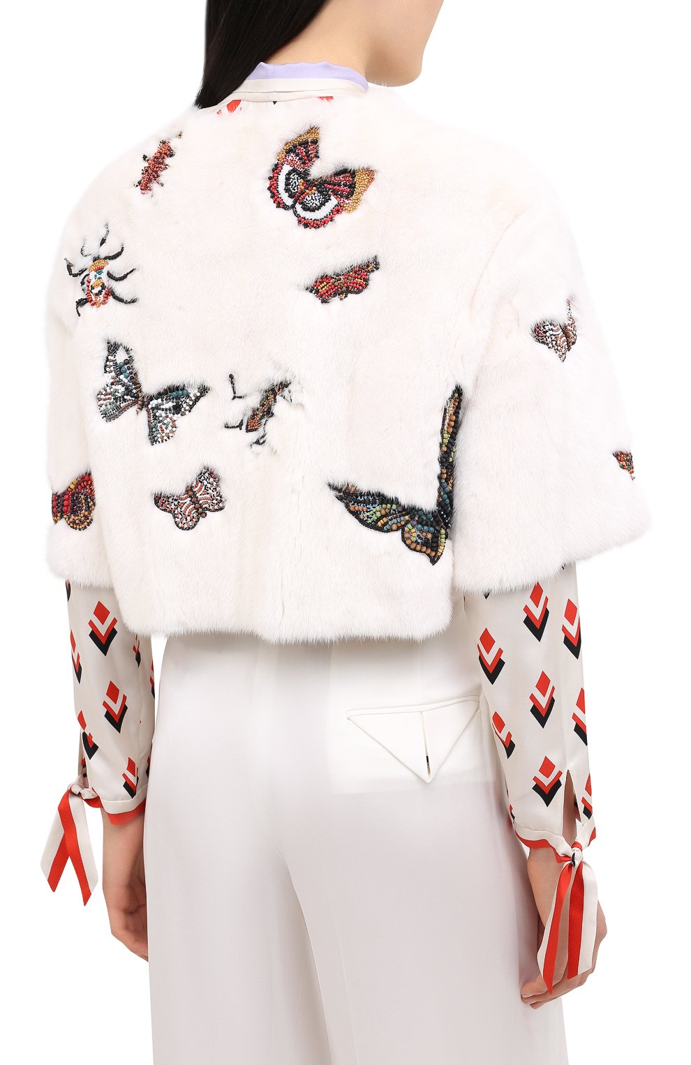 Накидка из меха норки VALENTINO, арт. MF3FB167/1BF, фото 4