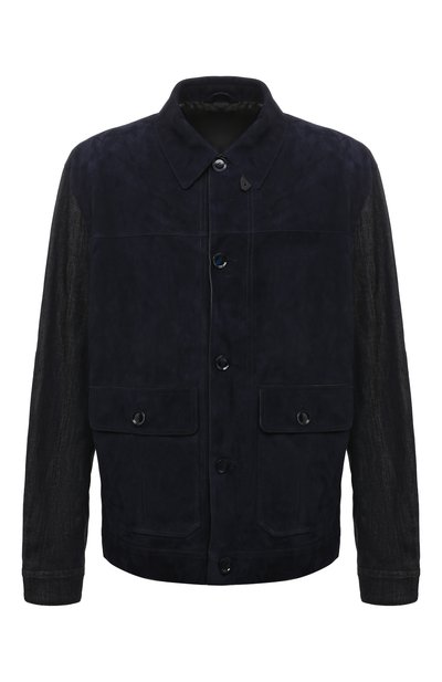 Мужской комбинированный бомбер BRIONI, арт. PLAU0L/P1722