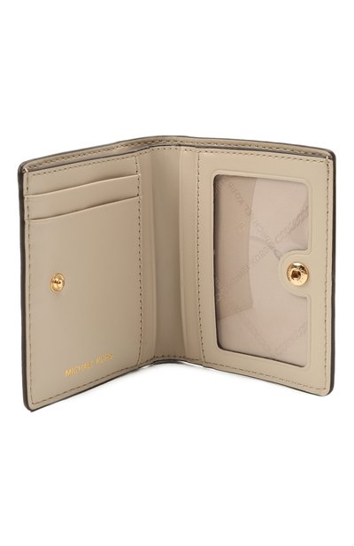 Кожаное портмоне MICHAEL MICHAEL KORS кремового цвета по цене 11950 руб., арт. 34T1GZYF1L, фото 3 Кожаное портмоне MICHAEL MICHAEL KORS, арт. 34T1GZYF1L, фото 3