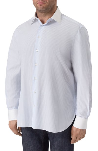 Хлопковая сорочка STEFANO RICCI, арт. MC003686/BN3009, фото 3