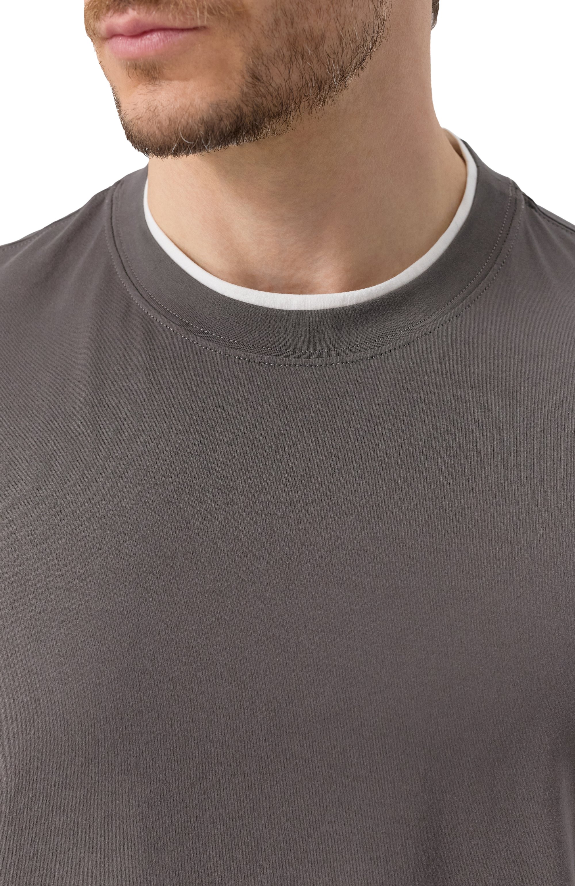 Хлопковая футболка BRUNELLO CUCINELLI, арт. M0B137427, фото 5