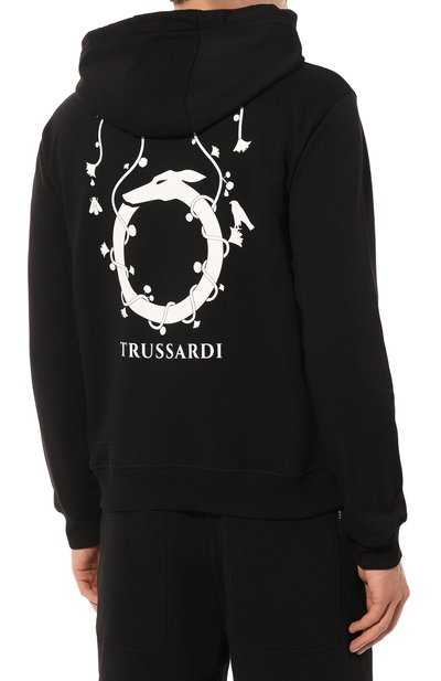 Хлопковое худи TRUSSARDI, арт. 52F00323-1T006398, фото 4