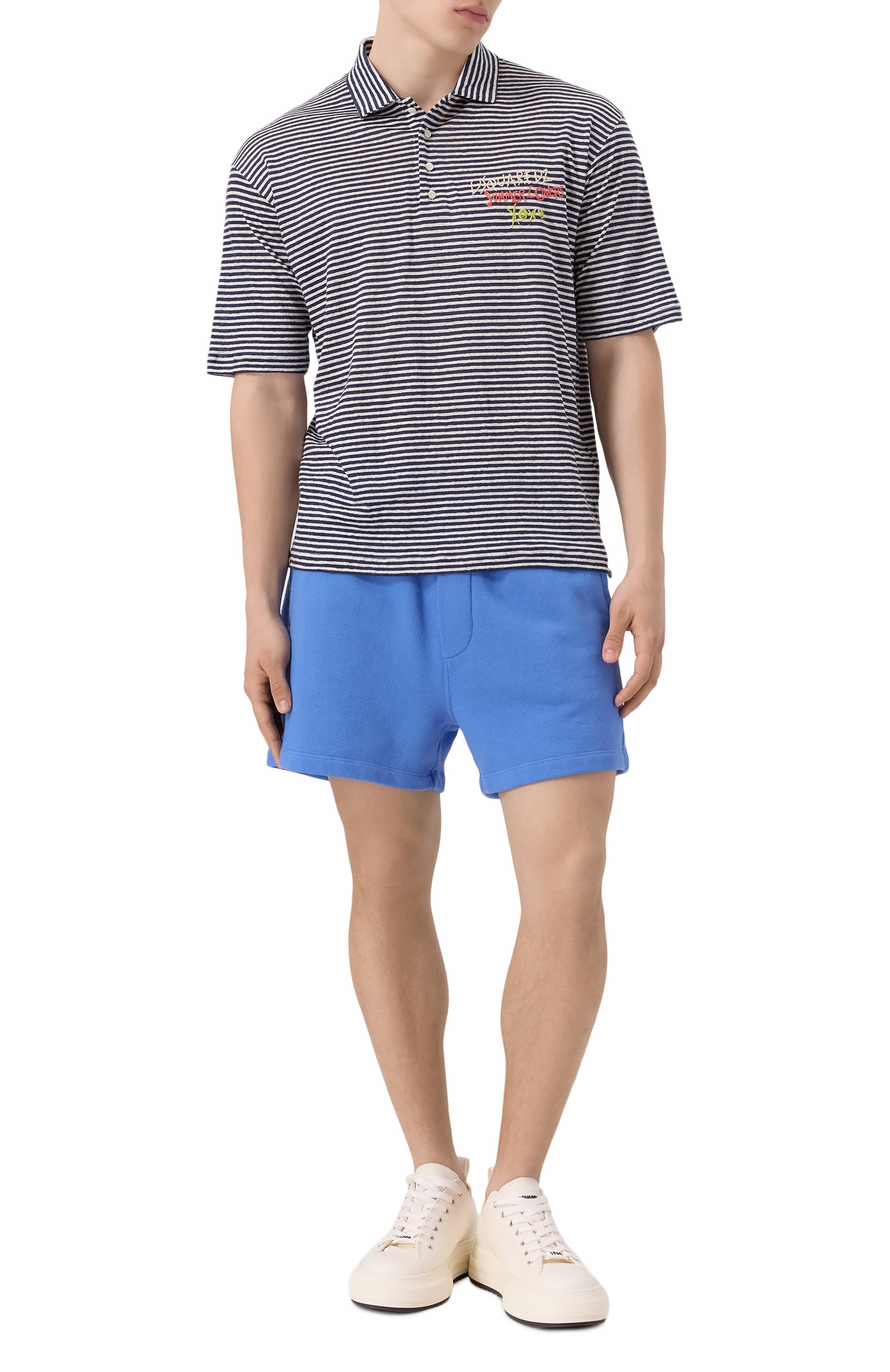 Льняное поло DSQUARED2, арт. S78GL0023/S23601, фото 2